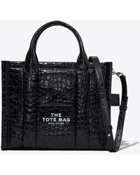Marc Jacobs - The Medium Croc-Embossed Leather Tote Bag - Lyst