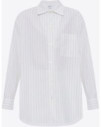 Bottega Veneta - Long-Sleeved Striped Shirt - Lyst