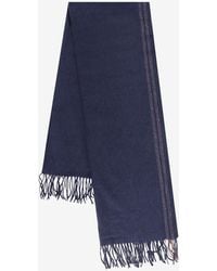 Brunello Cucinelli - Silk Fringe Scarf - Lyst