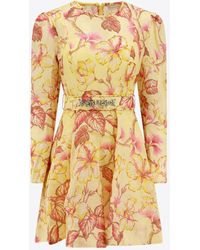 Zimmermann - Matchmaker Floral Print Belted Mini Dress - Lyst