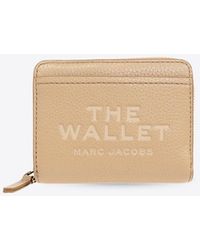 Marc Jacobs - The Mini Grained Leather Compact Wallet - Lyst