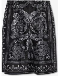 Versace - Baroque Silk Shorts - Lyst