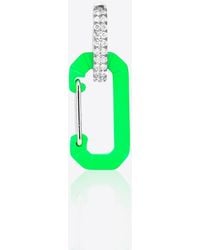 Eera - Special Order – Small Fluo Chiara 18K Single Earring With Diamonds - Lyst