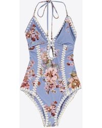 Zimmermann - Awaken Crochet One-Piece Swimsuit - Lyst