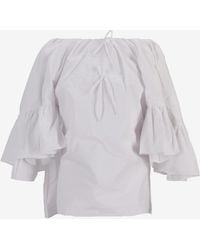 MERYLL ROGGE - Off-Shoulder Ruffled Blouse - Lyst