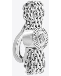 Versace - Gianni Ribbon Clip Single Earring - Lyst