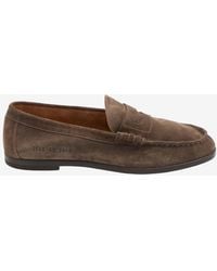 Common Projects - Soft Suede Loafers - Lyst