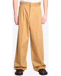 Loewe - Logo Patch Wide-Leg Pants - Lyst