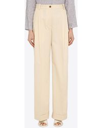 Maison Kitsuné - Pleated Straight Pants - Lyst