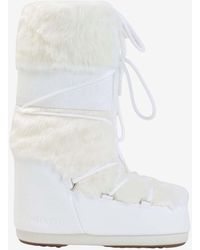 Moon Boot - Icon Faux Fur Mid-Calf Snow Boots - Lyst