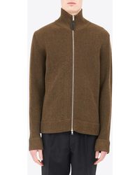 Maison Margiela - High-Neck Zip-Up Cardigan - Lyst