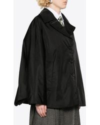 Marni - Twill Single-Breasted Cape Coat - Lyst