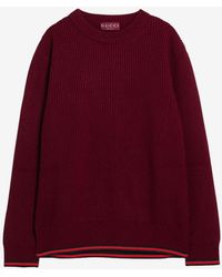 Gucci - Wool And Cashmere Knitted Sweater - Lyst