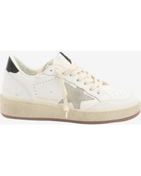 Golden Goose - Ball Star Leather Low-Top Sneakers - Lyst