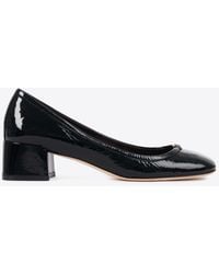 Chloé - Marcie 45 Patent Leather Pumps - Lyst