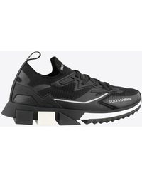 Dolce & Gabbana - Sorrento Nylon And Mesh Low-Top Sneakers - Lyst