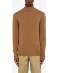 Drumohr - Turtleneck Wool Sweater - Lyst