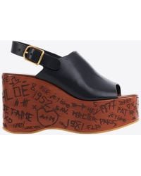 Chloé - Maxime Wedge Sandal - Lyst