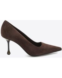 Jimmy Choo - Ixia 80 Suede Pumps - Lyst