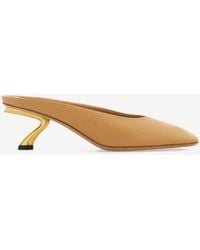 Ferragamo - Safi 55 S-Shaped Heel Mules - Lyst