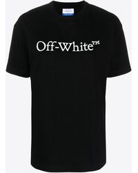 Off-White c/o Virgil Abloh - Big Logo Bookish Casual Tee - Lyst