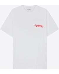 Carhartt - Rocky Print Short-Sleeved T-Shirt - Lyst