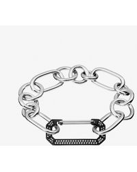 Eera - Special Order - Lucy Bracelet In 18-karat White And Black Gold With Diamonds - Lyst