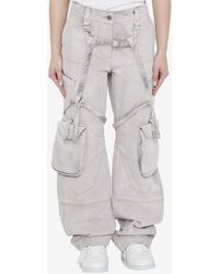 Off-White c/o Virgil Abloh - Laundry Baggy Cargo Jeans - Lyst