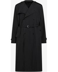 Prada - Double-Breasted Trench Coat - Lyst