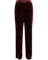 Etro - Velvet Trousers - Lyst