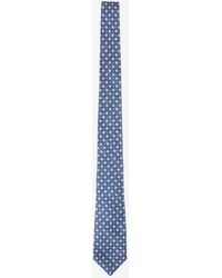 Kiton - Geometric Motif Silk Tie - Lyst