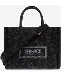 Versace - Small Barocco Athena Top Handle Bag - Lyst