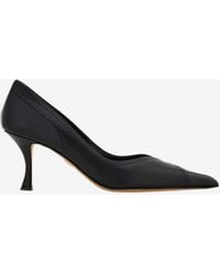 Ferragamo - Eugene 70 Leather Pumps - Lyst