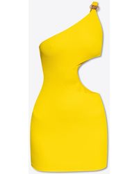 Moschino - Cut-Out One-Shoulder Beach Dress - Lyst
