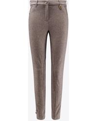 Burberry - Herringbone Jodhpurs Pants - Lyst