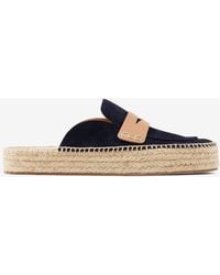 JW Anderson - Suede Espadrille Flat Mules - Lyst