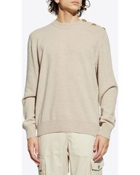 Balmain - Wool And Cashmere Sweater - Lyst