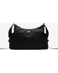 Prada - Explore Triangle Logo Nylon Messenger Bag - Lyst