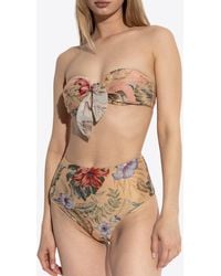 Zimmermann - Coco Scarf Tie Bikini Top - Lyst