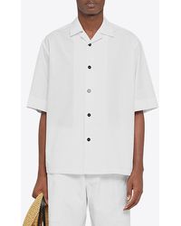 Jil Sander - Short-Sleeved Oversized Shirt - Lyst