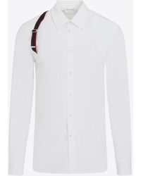 Alexander McQueen - Harness Long-Sleeved Shirt - Lyst