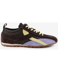 Alohas - Tb 304 Suede And Leather Low-Top Sneakers - Lyst
