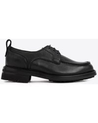 Brioni - Leather Derby Lace-Up Shoes - Lyst