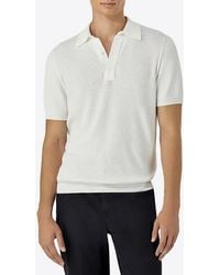 Canali - Micro-Structured Polo T-Shirt - Lyst