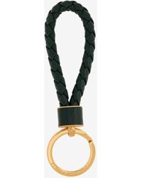 Bottega Veneta - Intrecciato Leather Key-Ring - Lyst