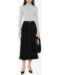 Wolford - High-Neck Long-Sleeved Bodysuit - Lyst