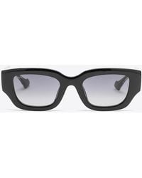 Gucci - Low Bridge Rectangular Sunglasses - Lyst