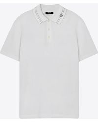 Versace - Logo-Embroidered Polo T-Shirt - Lyst