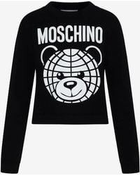Moschino - Cotton Sweatshirt - Lyst