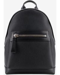 Tom Ford - Grained Leather Backpack - Lyst